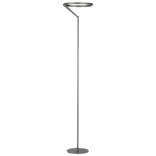 Stříbrnošedá kovová stojací LED lampa Nova Luce Tilia 168 cm Nova Luce