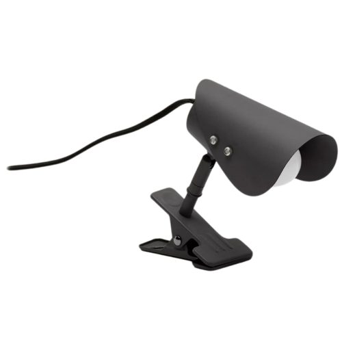 Malá černá kovová stolní lampa s klipem Kave Home Jula Kave Home
