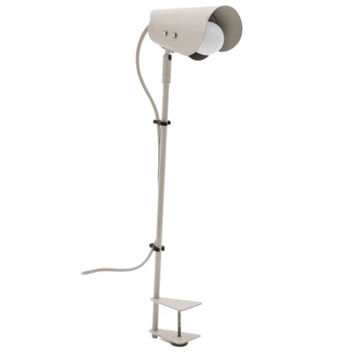 Šedá kovová stolní lampa s klipem Kave Home Jula Kave Home