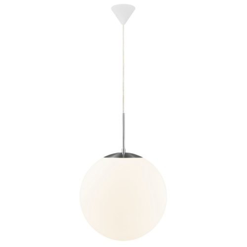 Nordlux Opálově bílé skleněné závěsné světlo Cafe 30 cm Nordlux