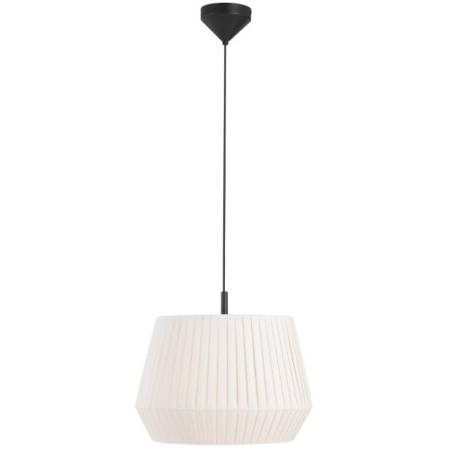 Nordlux Bílé bavlněné závěsné světlo Dicte 40 cm Nordlux