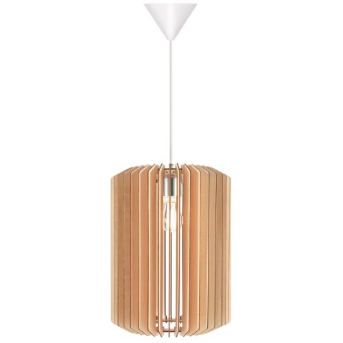 Nordlux Dřevěné závěsné světlo Asti 30 cm Nordlux