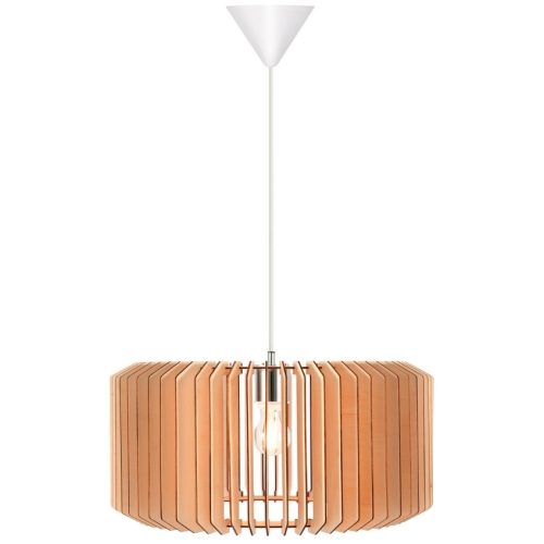 Nordlux Dřevěné závěsné světlo Asti 50 cm Nordlux