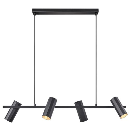 Nordlux Černé kovové závěsné světlo Alanis 90 cm Nordlux