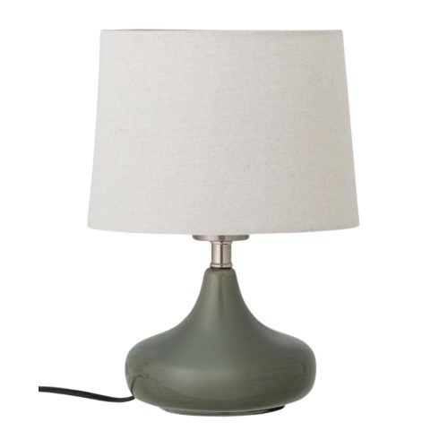 Zelená kameninová stolní lampa Bloomingville Loa Bloomingville