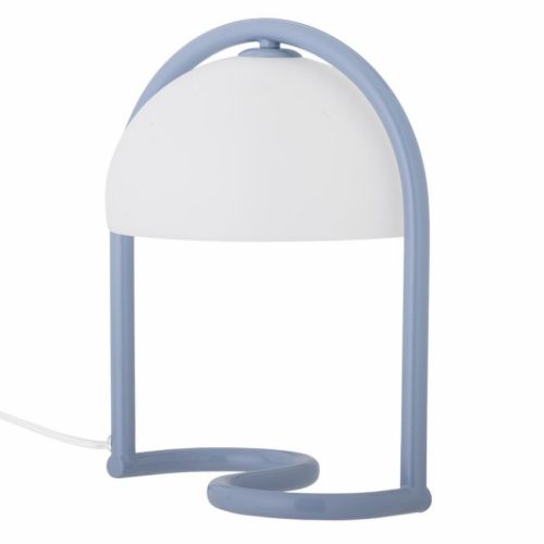 Modrá kovová stolní lampa Bloomingville Favor Bloomingville
