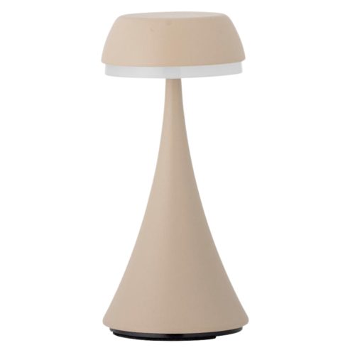 Béžová kovová nabíjecí stolní LED lampa Bloomingville Pepple Bloomingville