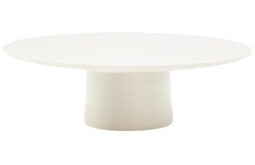 Bílý zahradní stolek Kave Home Albanella 110 cm Kave Home