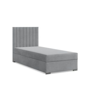 Čalouněn&aacute; postel AGEN 90x200 cm s pružinovou matrac&iacute; &Scaron;ed&aacute; III