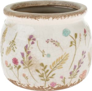 Keramick&yacute; obal na květin&aacute;č &oslash; 12 cm &ndash; Dakls Dakls