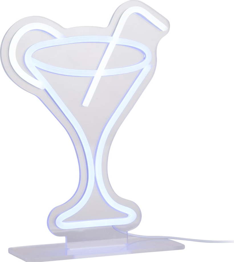 Modrá LED neonová světelná dekorace 5 W Cocktail – Leitmotiv Leitmotiv