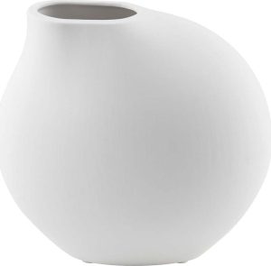 Světle &scaron;ed&aacute; porcel&aacute;nov&aacute; v&aacute;za (v&yacute;&scaron;ka 14 cm) Nona &ndash; Blomus Blomus