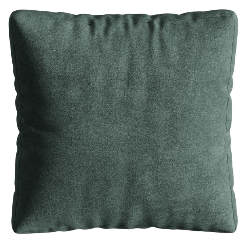 Petrolejově modrý sametový polštář MICADONI Martina 65 x 65 cm Micadoni