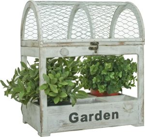 Dřevěn&yacute; stojan na květiny (v&yacute;&scaron;ka 39 cm) &ndash; Garden Pleasure Garden Pleasure