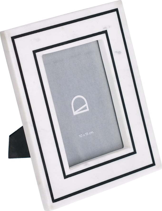 Bílý kamenný stojací rámeček 18x23 cm Vittoria – Kave Home Kave Home