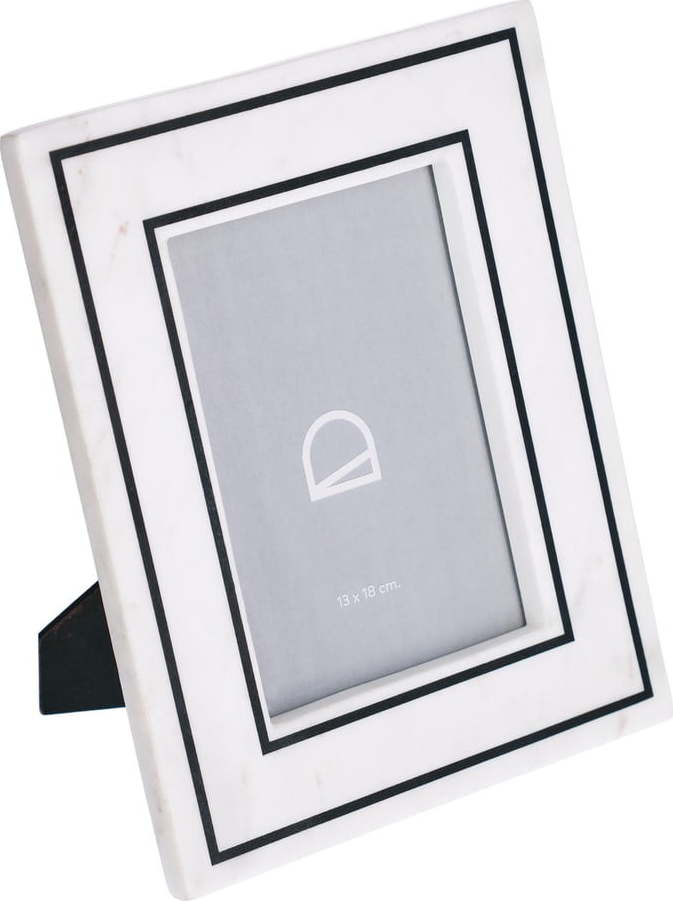 Bílý kamenný stojací rámeček 20x25 cm Vittoria – Kave Home Kave Home