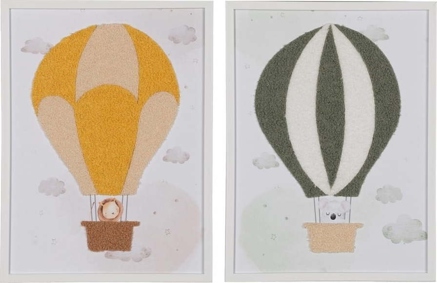 Dětské obrázky v sadě 2 ks 30x40 cm Balloon – Ixia Ixia