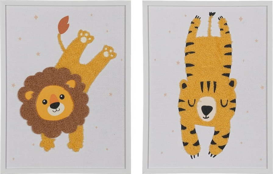 Dětské obrázky v sadě 2 ks 30x40 cm Feline – Ixia Ixia