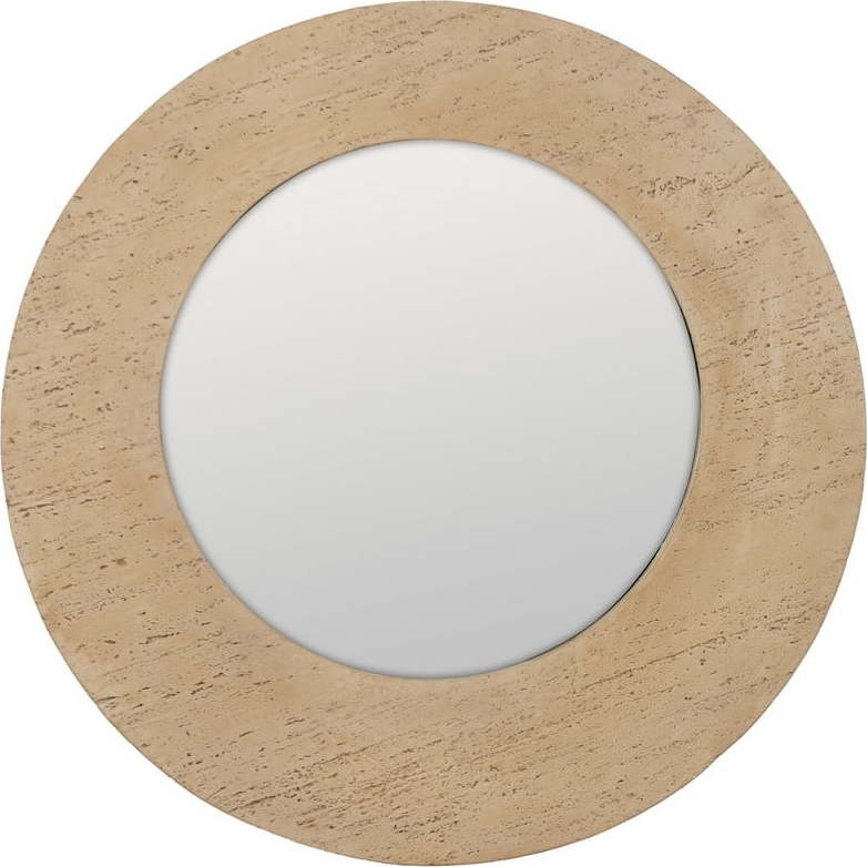 Nástěnné zrcadlo s rámem z kamene 80x80 cm Piedra – Ixia Ixia