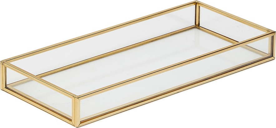 Skleněný dekorační tác 22x10 cm Soanet – Kave Home Kave Home