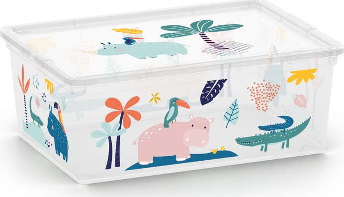 Bílý plastový dětský úložný box 37x26x15 cm C Box Style – KIS KIS