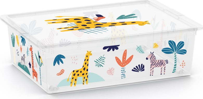 Bílý plastový dětský úložný box 55x39x16 cm C Box Style – KIS KIS