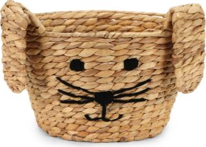 Dětsk&yacute; ko&scaron; na hračky z vodn&iacute;ho hyacintu v př&iacute;rodn&iacute; barvě &oslash; 35x26 cm Rabbit &ndash; Compactor Compactor