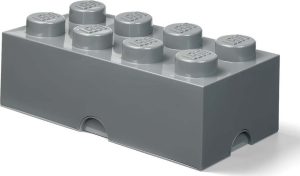 Dětsk&yacute; tmavě &scaron;ed&yacute; &uacute;ložn&yacute; box LEGO&reg; Rectangle LEGO