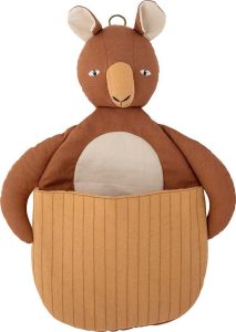 Hněd&yacute; l&aacute;tkov&yacute; dětsk&yacute; ko&scaron; na hračky 46x7