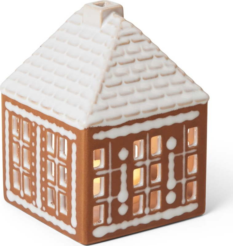 Kameninový svícen na čajovou svíčku Gingerbread Lighthouse – Kähler Design Kähler Design