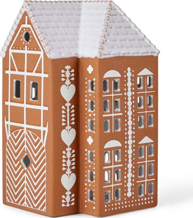 Kameninový svícen na čajovou svíčku Gingerbread Lighthouse – Kähler Design Kähler Design