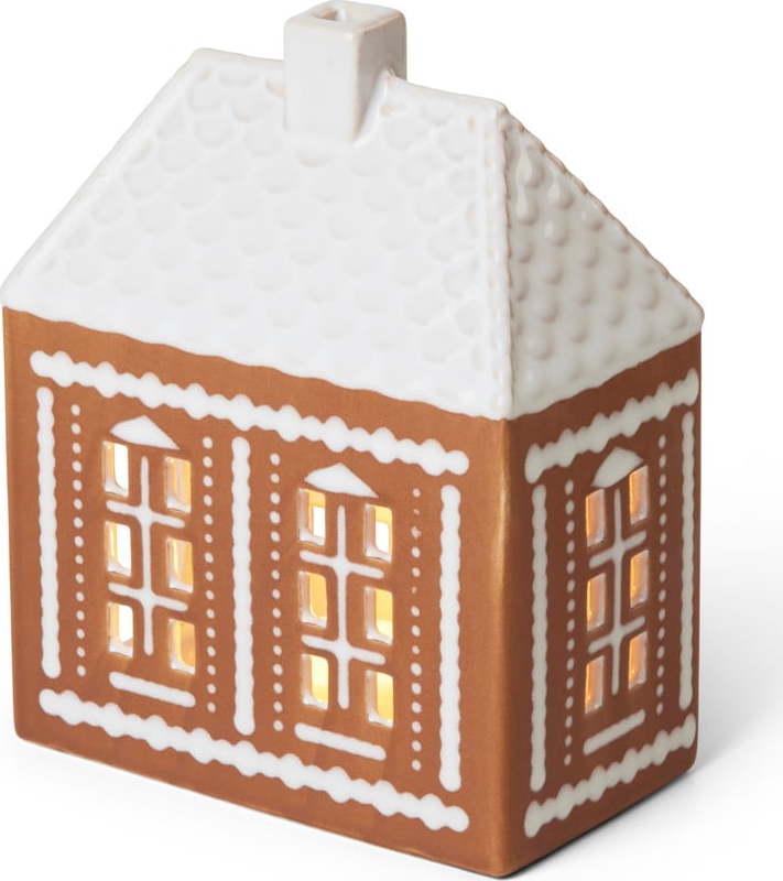 Kameninový svícen na čajovou svíčku Gingerbread Lighthouse – Kähler Design Kähler Design