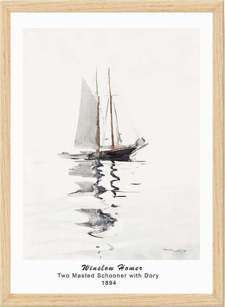 Obraz 35x45 cm Winslow Homer – Wallity Wallity