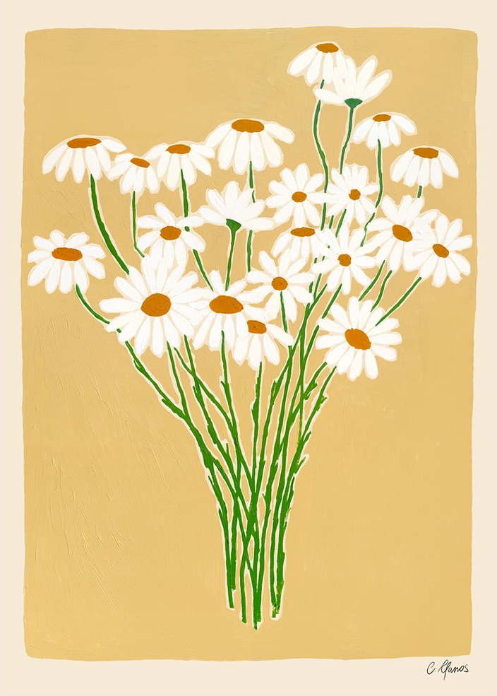 Plakát 30x40 cm Daisies – The Poster Club The Poster Club