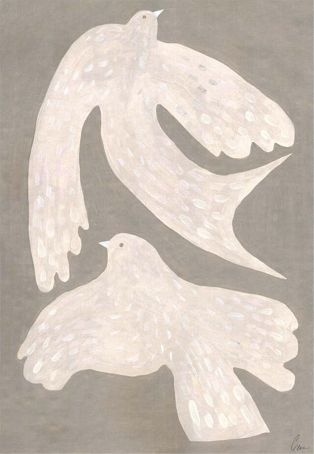 Plakát 30x40 cm Two Birds – The Poster Club The Poster Club