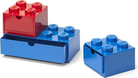 Plastové dětské úložné boxy v sadě 3 ks Multi-Pack - LEGO® LEGO