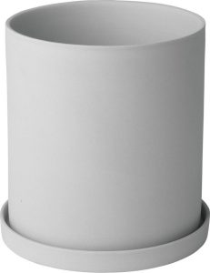 &Scaron;ed&yacute; porcel&aacute;nov&yacute; květin&aacute;č Blomus Nona Blomus