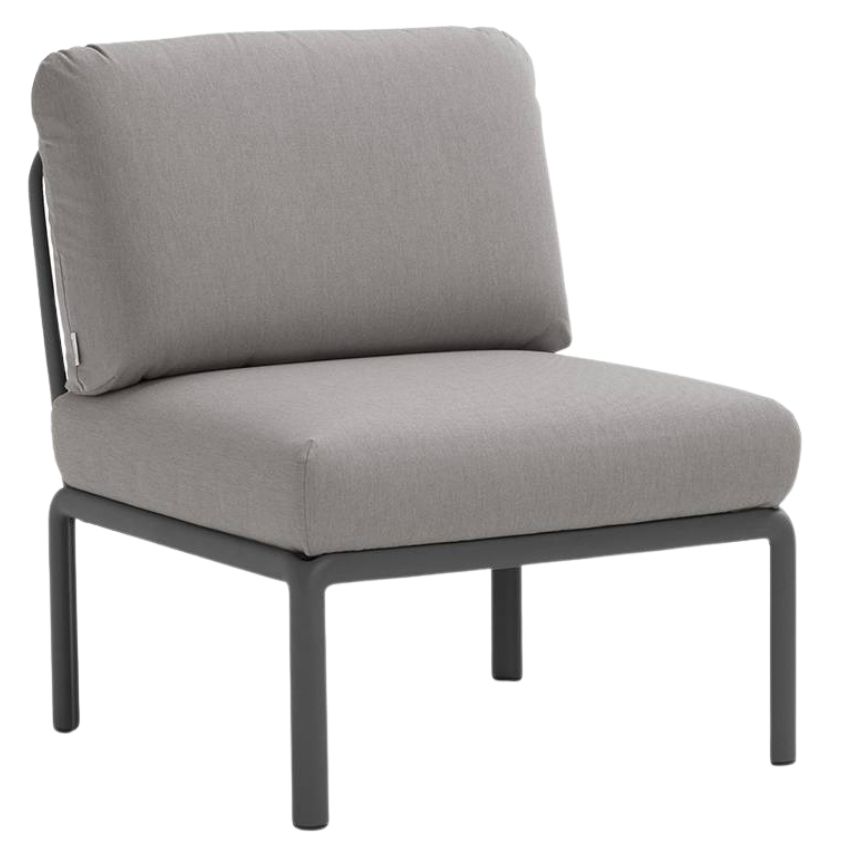 Nardi Šedý látkový zahradní modul Komodo s tmavě šedou podnoží Nardi