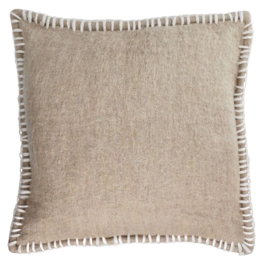 Hnědý povlak na polštář Kave Home Augustina 45 x 45 cm Kave Home