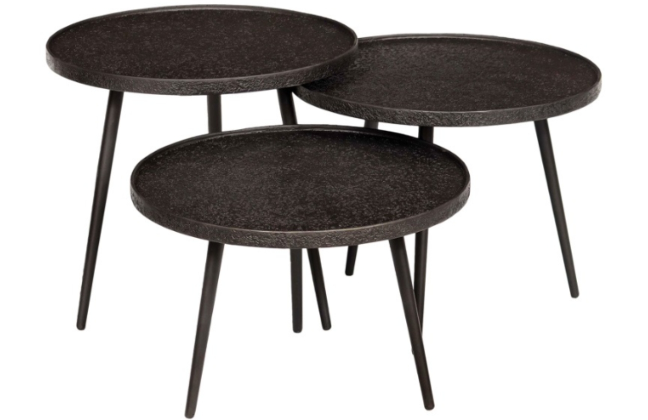 Richmond Set kovových odkládacích stolků Oxford 54 cm Richmond