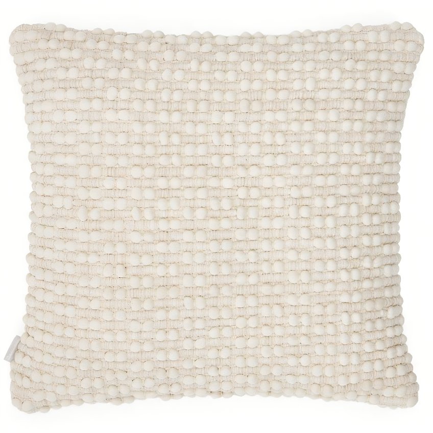Bílý povlak na polštář Kave Home Mascarell 45 x 45 cm Kave Home