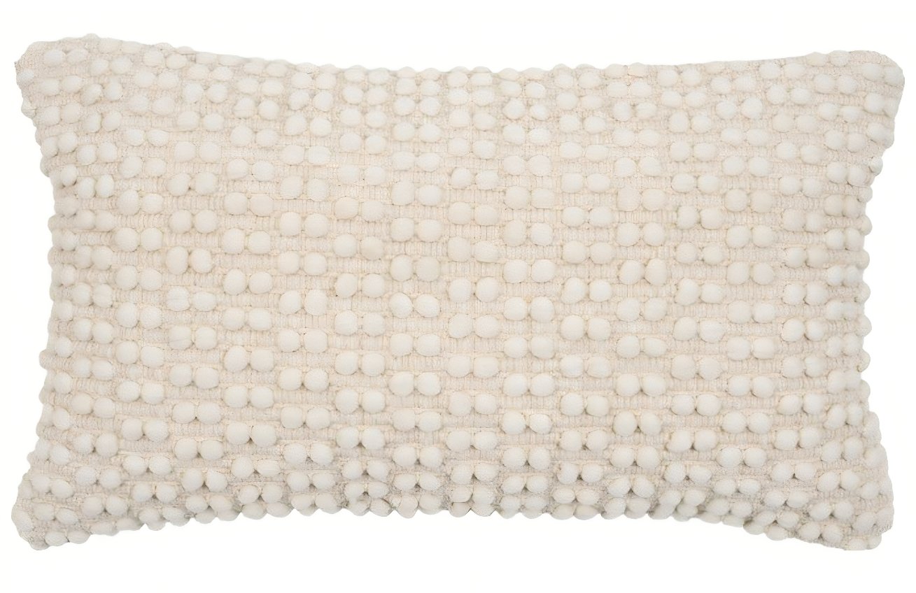 Bílý povlak na polštář Kave Home Mascarell 30 x 50 cm Kave Home
