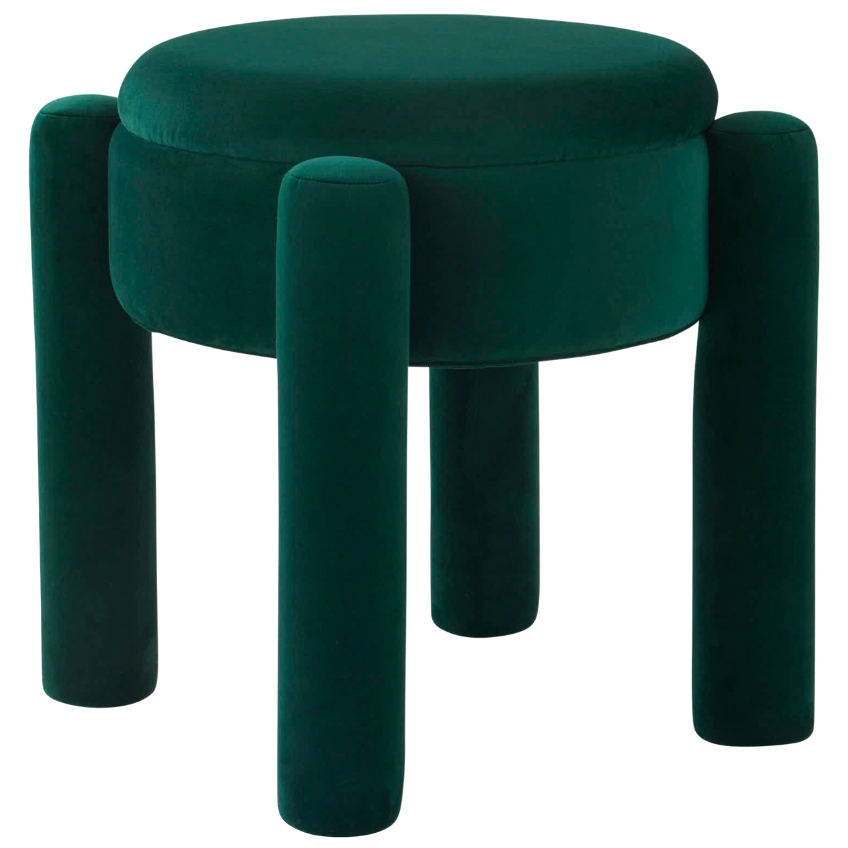 Jotex Zelená sametová stolička JADE 46 cm Jotex