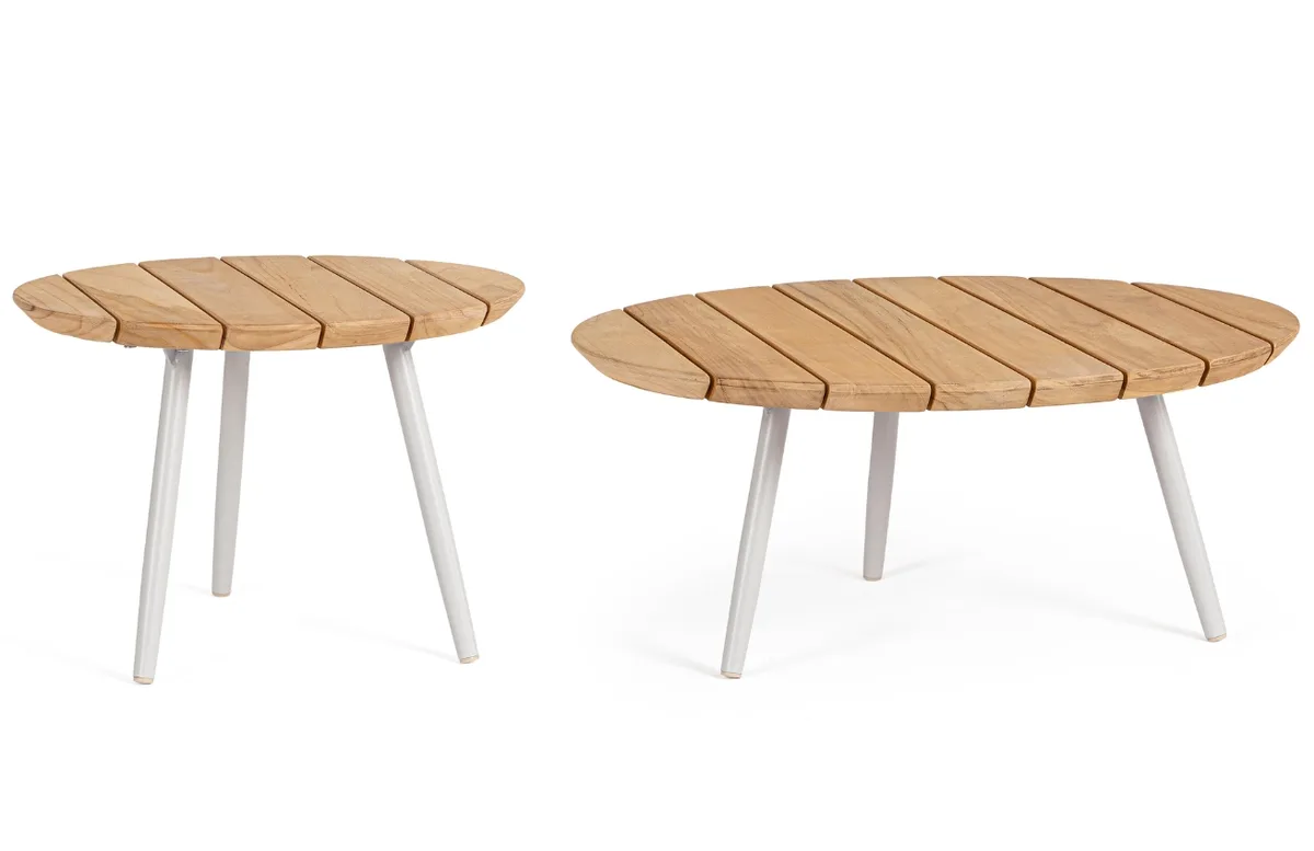 Bizzotto Set dvou zahradních stolků Talaia II. 50/70 cm