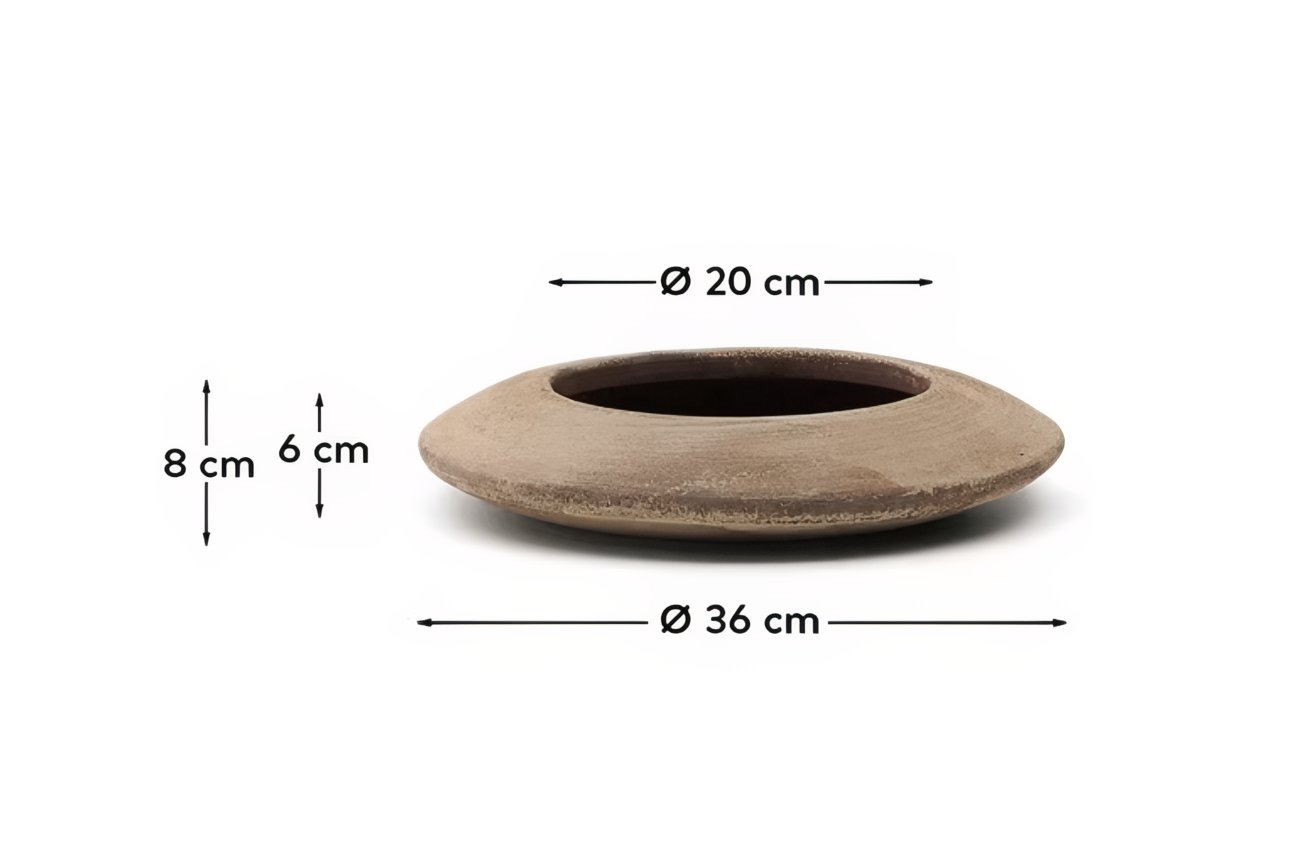 Terakotový květináč Kave Home Rivor Ø 36 cm Kave Home
