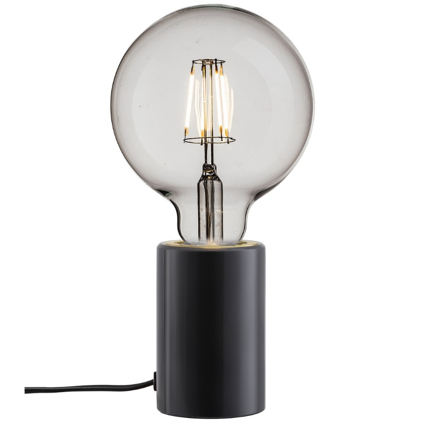 Nordlux Černá mramorová stolní lampa Siv Nordlux
