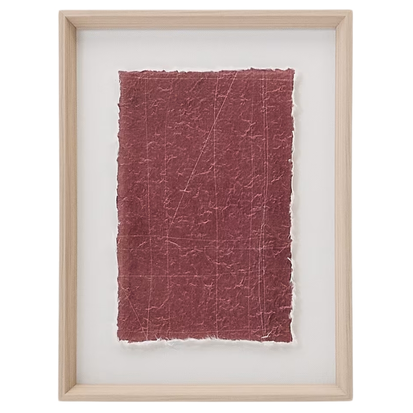 Červený abstraktní obraz Kave Home Durkan 40 x 30 cm Kave Home