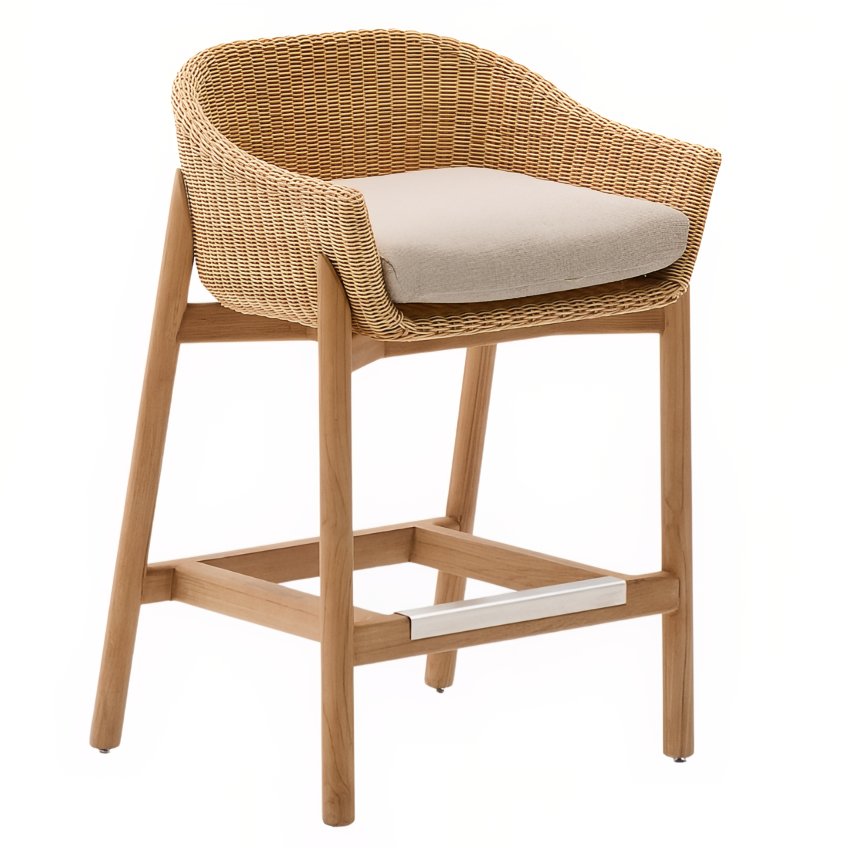Zahradní barová židle z umělého ratanu Kave Home Galea 65 cm Kave Home