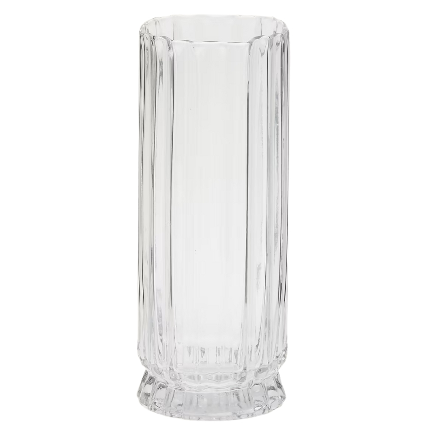 Kave Home Skleněná váza Neblan 30 cm Kave Home