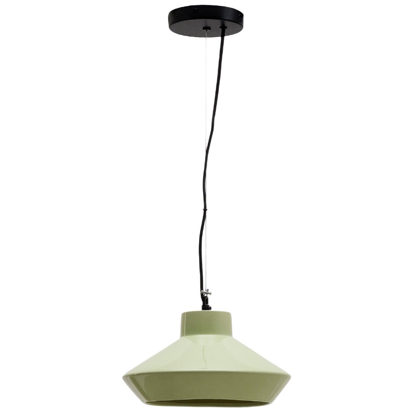 Zelené keramické závěsné světlo Kave Home Portol 31 cm Kave Home